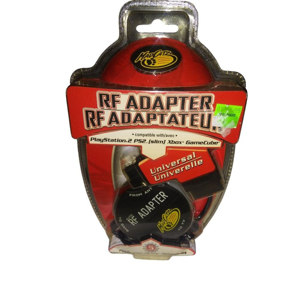 Madcatz RF Adapter Playstation 2 Xbox Gamecube Video Game Adapter NEW